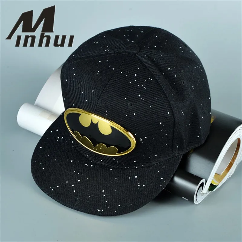 

Minhui 2015 New Fashion Batman Hip Hop Cap Men Women Snapback Caps Baseball Cap Bone Gorras Casquette Hiphop