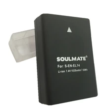 Batteries pour appareil photo numérique EN 14, EN-EL14, lithium, pour Nikon P7800, P7100, D3400, D5600, D5200, D3200, D5100