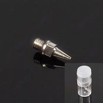 

New Airbrush Accessories Machine part Nozzle 0.2 mm Replacement with Bottle