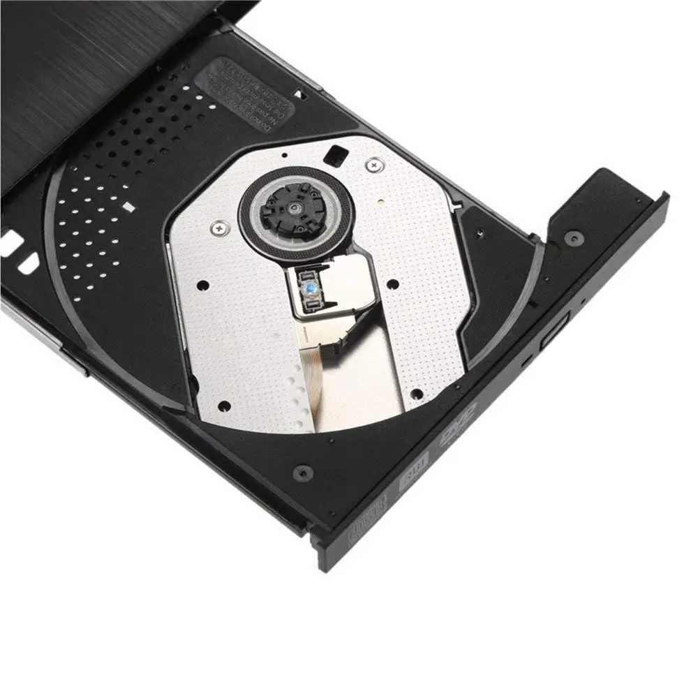 Матовая портативная внешняя DVD горелка с USB 3 0 плеером записывающим устройством