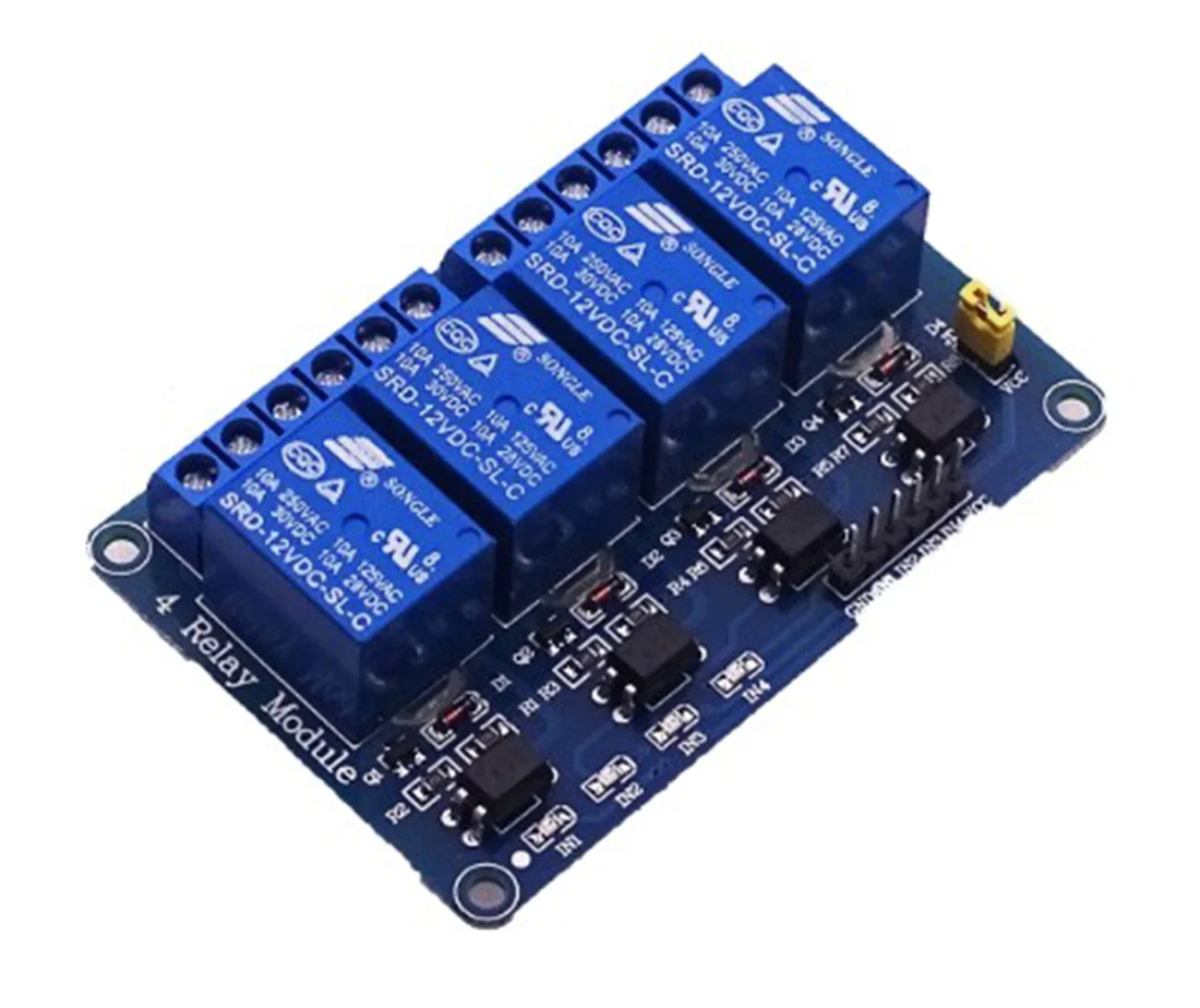 10pcs 5V 12v 4 Channel Relay Module 4 channel Relay Control Board With