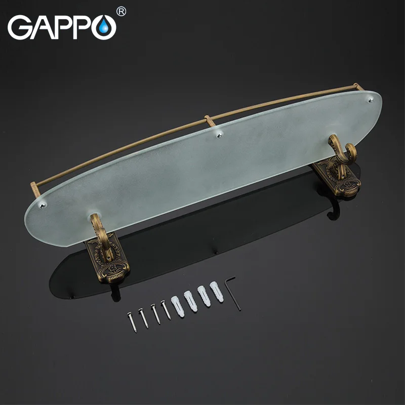 Настенные полки для ванной комнаты GAPPO двухслойная вешалка полотенец из
