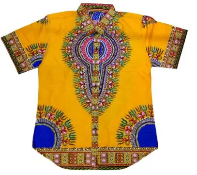 Мужская африканская вощеная ткань Дашики футболки мужские s Классические Bazin Riche рубашки-Дашики Традиционная рубашка в африканском стиле 123105 - Цвет: 2