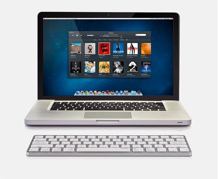 

MAORONG TRADING Ultra-thin Bluetooth wireless and wired keyboard for iMac 21.5 27 inch magic keyboard for Macbook Pro