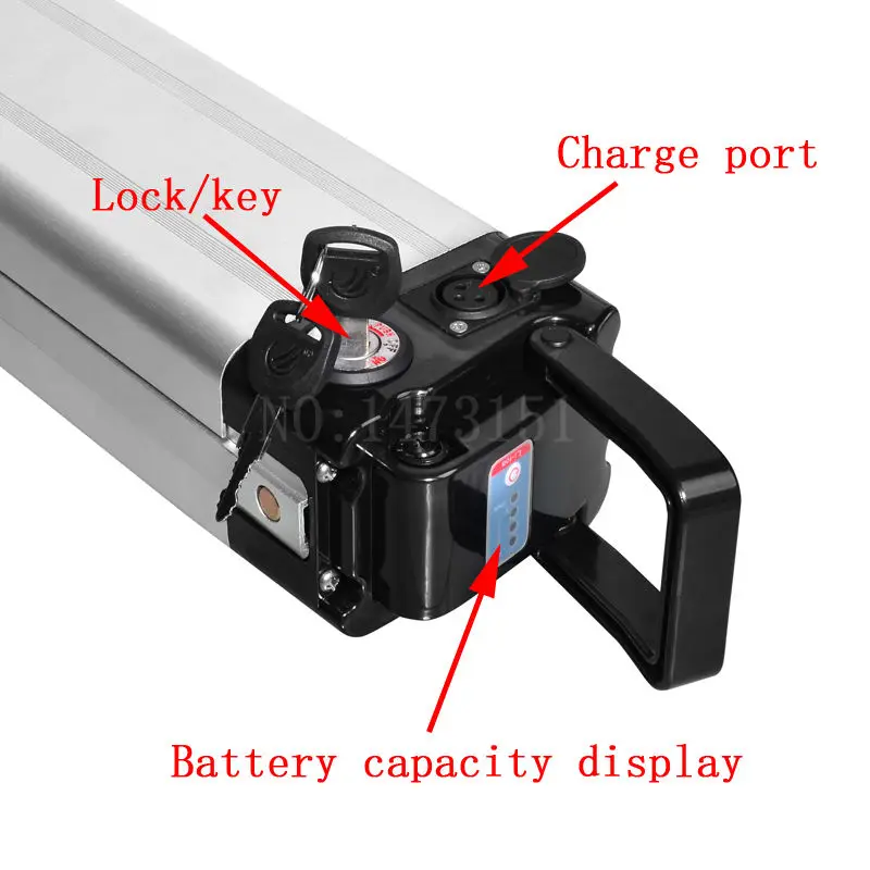 Sale 48v 10ah Lithium battery 48V 10AH electric bicycle battery with 20A BMS+54.6V 2A charger for 48V 500W 750W motor free shipping 8