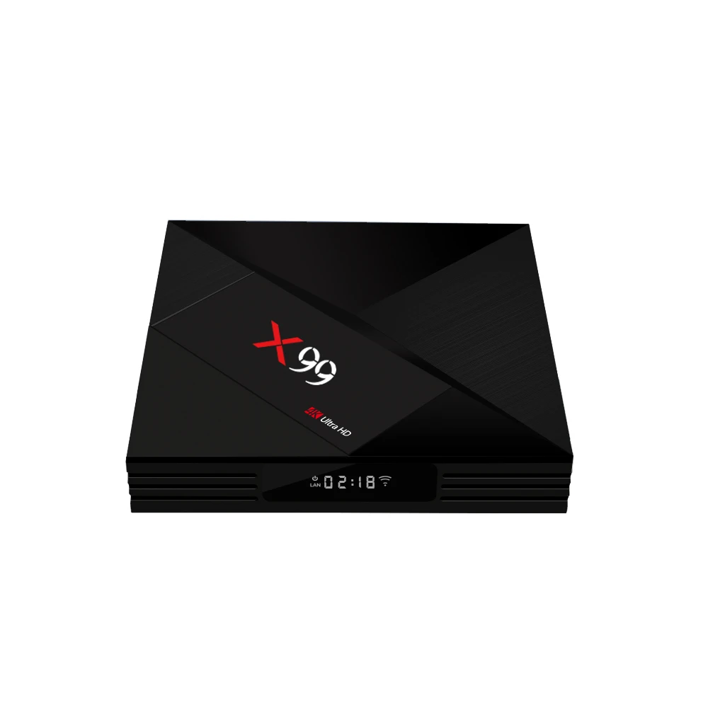 x99 rk3399 4gb 64gb smart android tv box 7.1 2.4g / 5g wifi bluetooth usb h.265 4k 4.1 3.1 gen1 type - c / a media player pk h96