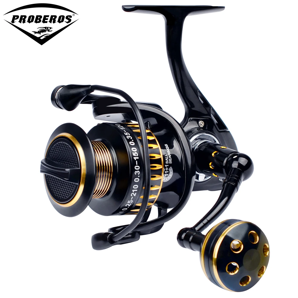

PRO BEROS Fishing Reel 11+1 BB Ball Bearings Type Alloy Line Cup Wheel for Saltwater Fishing 5.0:1 Spinning Reel PN3000