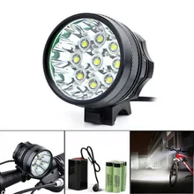 Высокое качество 20000LM 9 x CREE XM-L T6 светодиодный 6x18650 Велосипедный свет водонепроницаемый фонарь