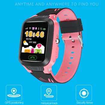 

Y81 1.44inch Touch Screen Children Child IP67 SOS Call GPS LBS Location Tracker SIM Card Smart Watch For Android IOS
