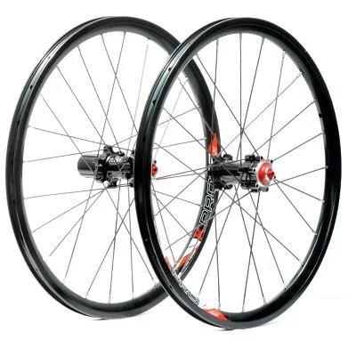 Складной комплект велосипедных колес 20 дюймов 406 дисковый тормоз, колесная пара 4 подшипник 24 часа в сутки концентраторы и спереди и сзади Quick Release Plate для jp8 kaa084 модифицированный - Цвет: Black