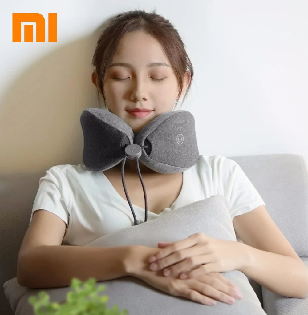 

Original Xiaomi Mijia LF Neck Massage Pillow Neck XiaoMI Vibrating kneading neck massager pillow for office travel smart home