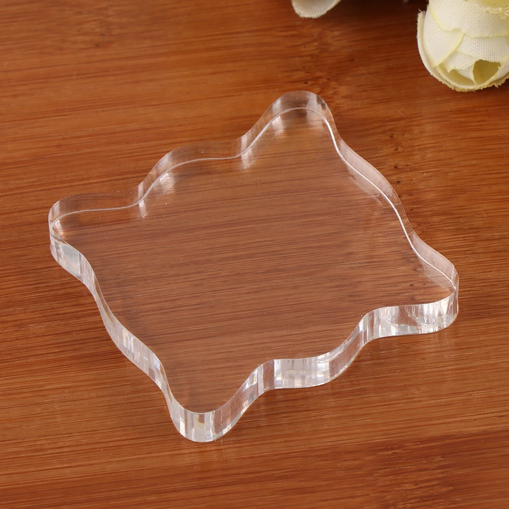 1Pcs Clear Stamps Acrylic block For Transparent Stamp Acrylic Pad DIY scrapbooking Decoration Tools Hot Sale