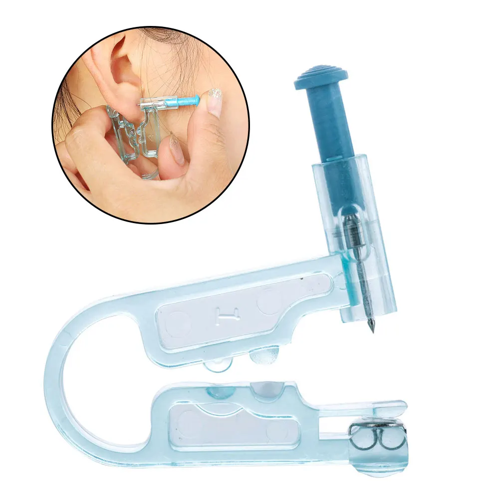 

1Set Disposable Safety Asepsis Ear Piercing Gun with Alcohol Packs Pierce Tool Piercing Supplies