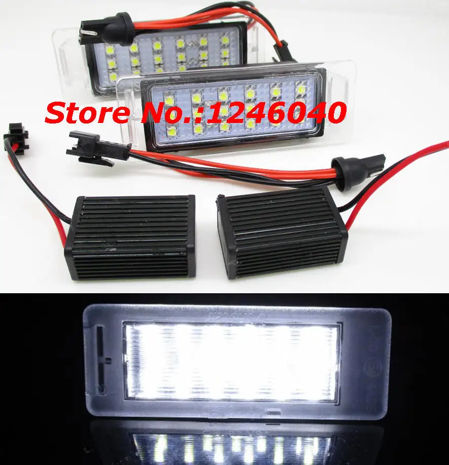 2PCS NO ERROR 18LED License plate light number plate lamp for Cadillac
