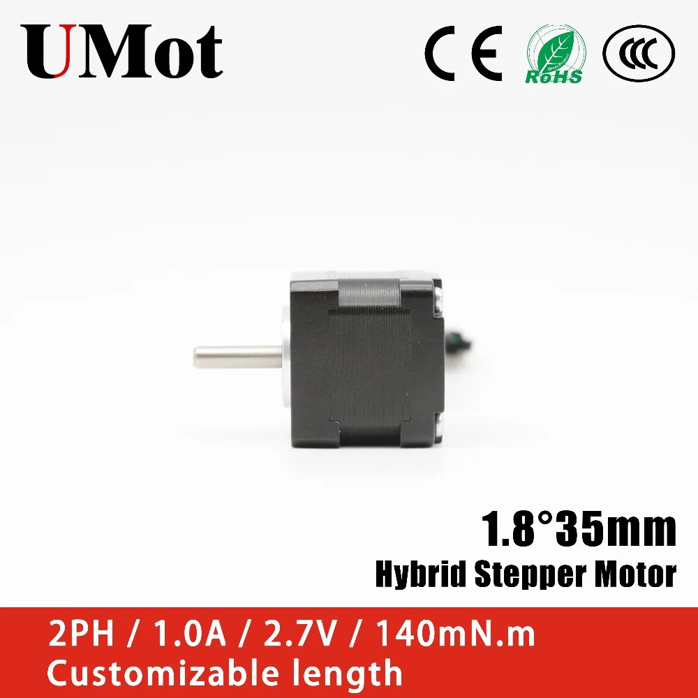 

Nema 13 Stepper Motor 35mm Nema13 Mini Motor 1.8 Degree 2PH 1A 140m.Nm 4-leads Step Motor with Pulse Driver for 3D Printer CNC