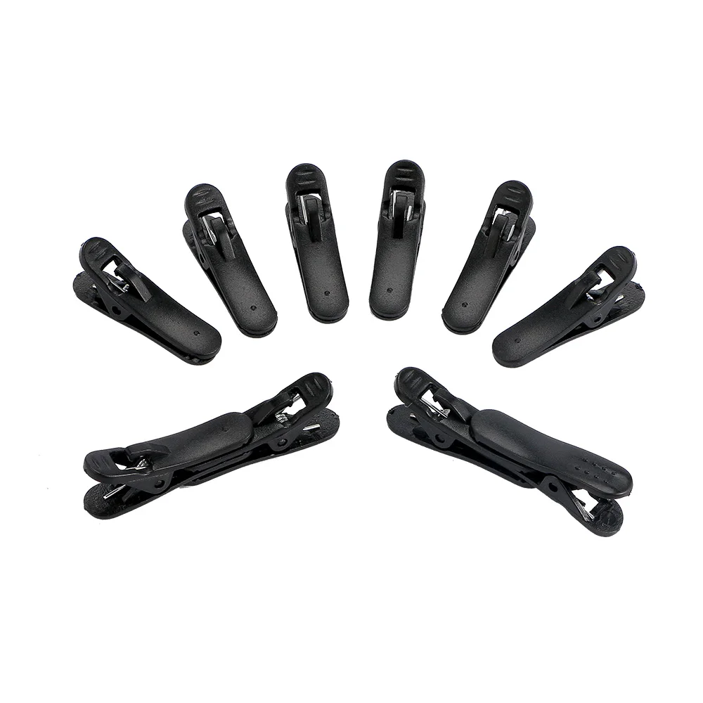 10 x Headphone Earphone Cable Cord Wire Lapel Collar Clip Nip Clamp
