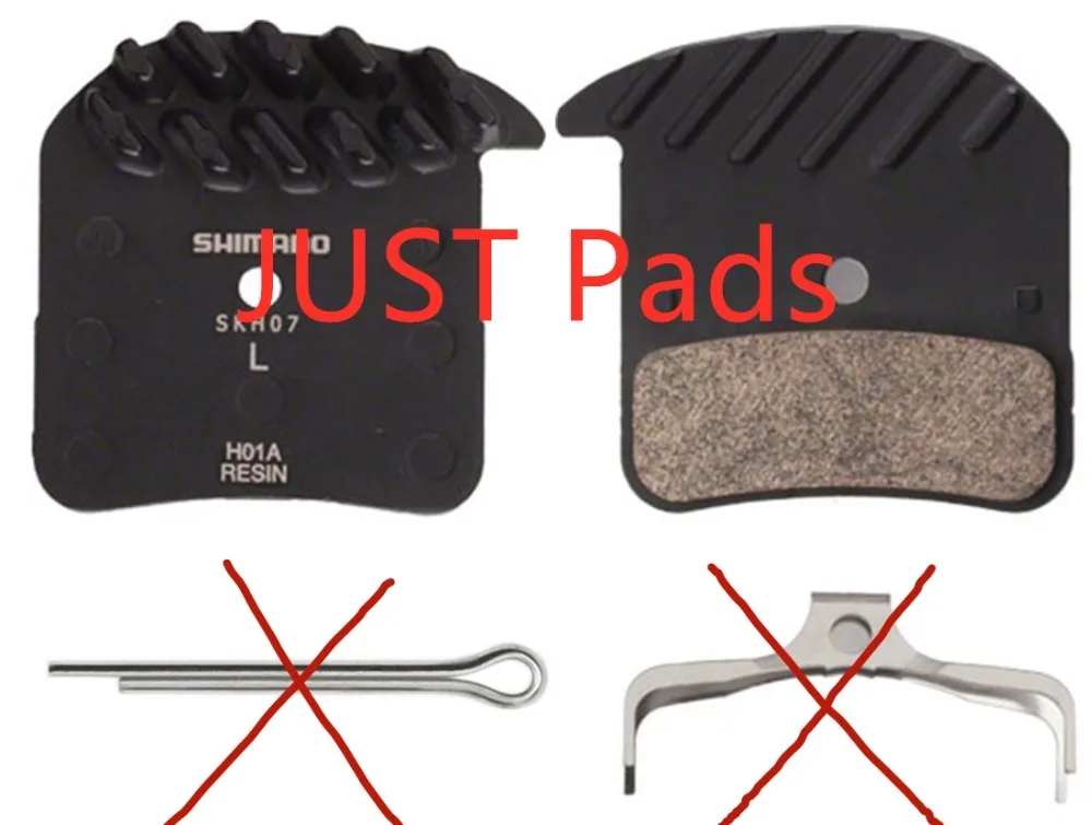 2 пары в партии SHIMANO H01A/H03A полимерный диск тормозные колодки тормоз для велосипеда