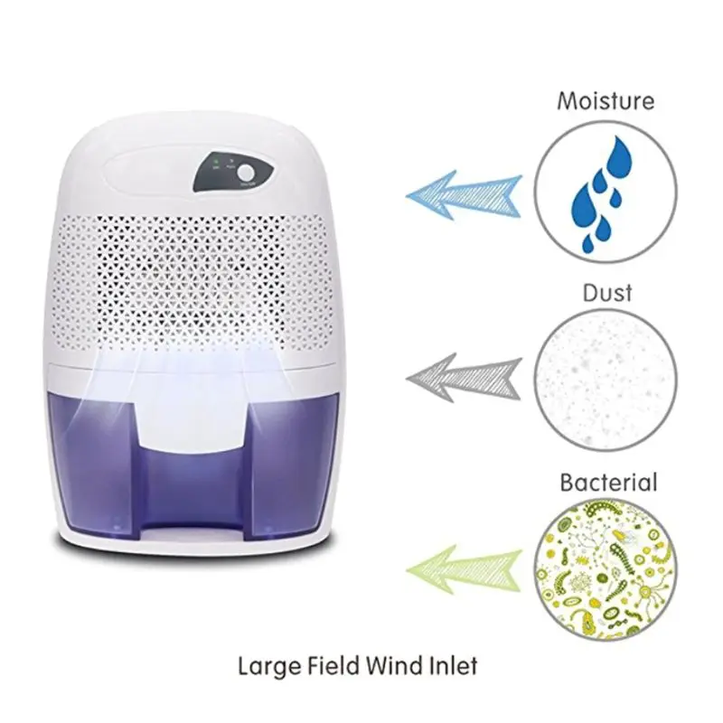 500 мл портативный мини Осушитель Электрический Осушитель для высокой влажности в подвалах Дома кухни спальни офиса гаража