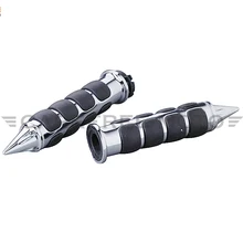 1 пара 25 мм хромированные moto rcycle ручные ручки руль для мотоцикла Чехол для Yamaha Roadster 1600 1700 Honda Spirit 750 2000-2006