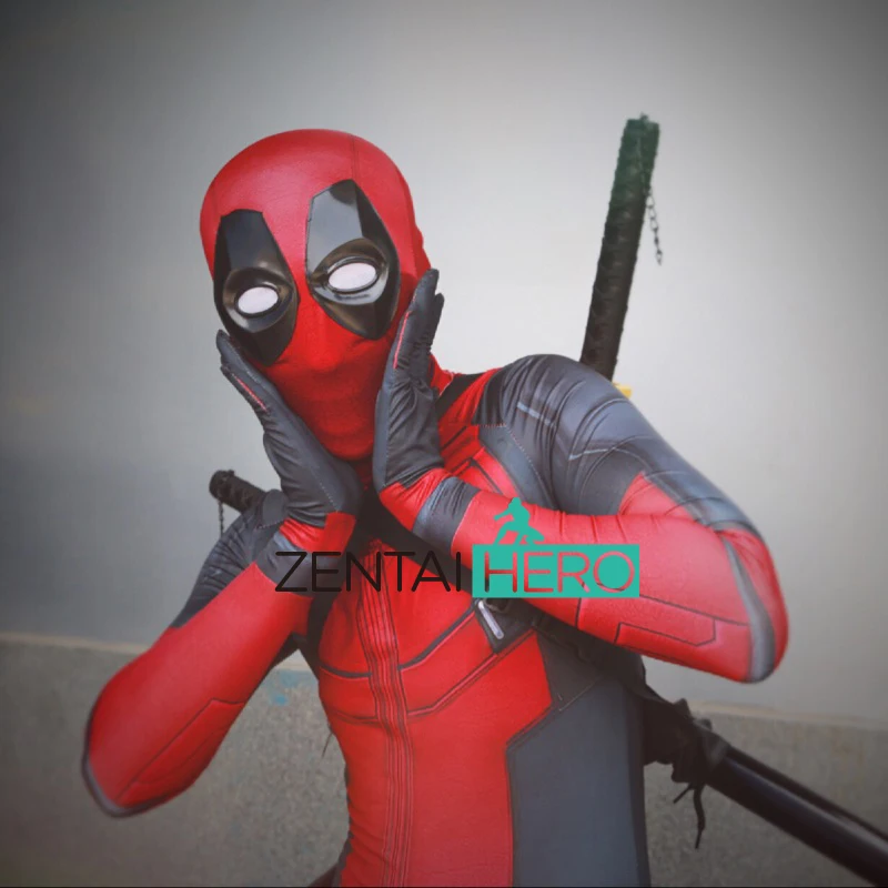 3D печать спандекс Deadpool костюм на заказ Хэллоуин супергерой боди из фильма Дэдпул костюм только костюм