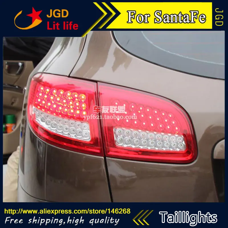 Car Styling tail lights for Hyundai Santa Fe 2007 2013 taillights LED