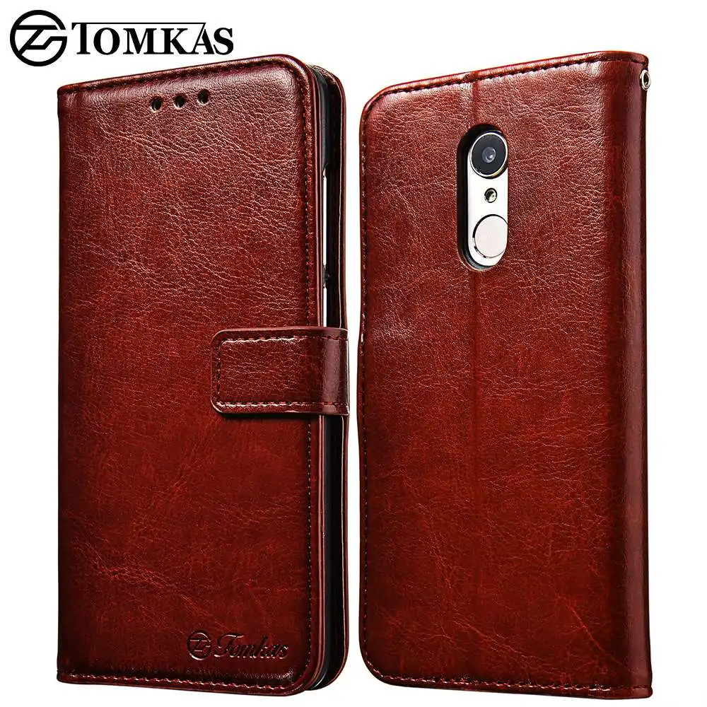 TOMKAS чехол для телефона из искусственной кожи Xiaomi Redmi 5 Plus Футляр Чехол Флип Бизнес