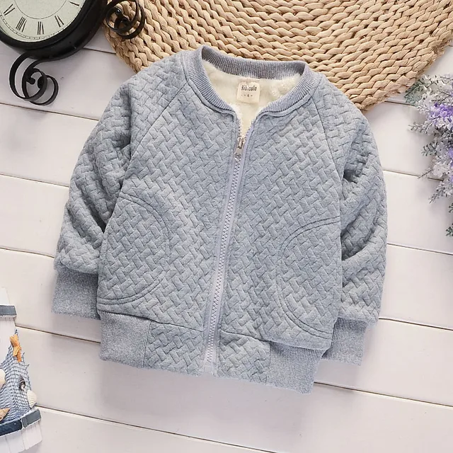BibiCola winter boys girls sweatshirt clothes children girls velvet thick tops boys casual outerwear hoodies warm snowsuit tops -