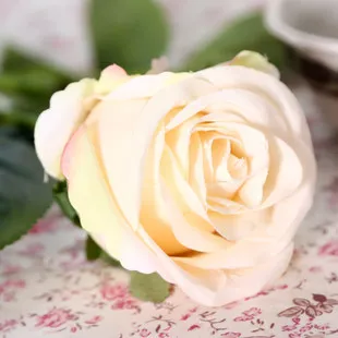 Floace 11 шт./лот, тайская Королевская роза высококлассные искусственные цветы Шелковые цветы розы украшение дома цветы-без вазы - Цвет: white