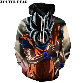 

Dragon Ball Cartoon Goku Squat 3D Hoodies Mens Pullover Sweatshirt Brand Cosplay Pullover Hoodie Casual Hoodies Men ZOOTOP BEAR