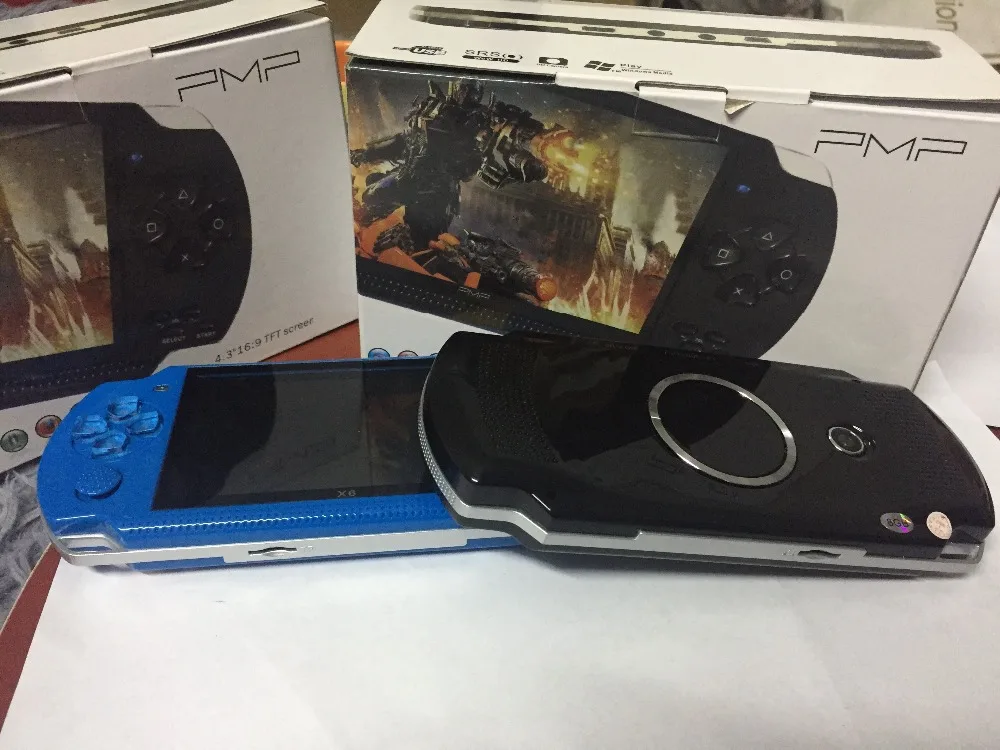 Handheld Game Players 8G 4 3 inch MP4 player Video Game Console Free 10000 Games Ebook