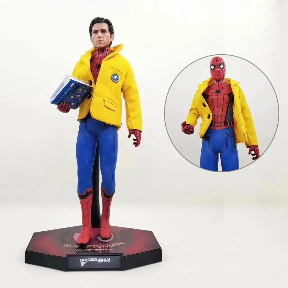 

20CM Anime Spider Man Homecoming Spiderman Crazy Toys 1/6 Action Figures Collectible Figure Model Toy Gift