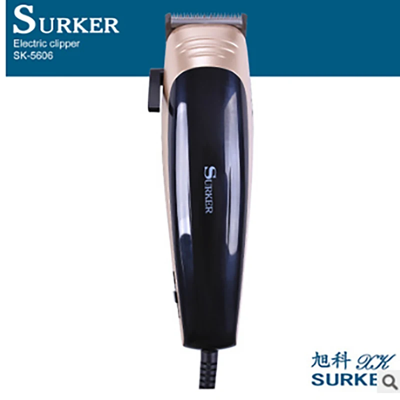 SURKER SK-5606 Electric Hair Clipper with Line Hair Trimmer Professional Family Barber Low Noise Haircut Machine EU Plug