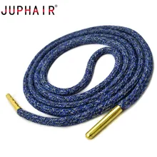 JUPHIAR круглые шнурки с золотой металлической головкой, толстые камуфляжные карамельные цвета, шнурки для обуви, подходят для всех мужчин и женщин, спортивная обувь