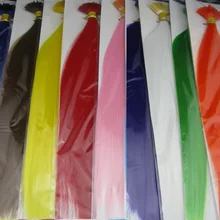 240 шт хорошее качество аксессуары для волос прямые 14-16 дюймов ювелирные изделия для волос удлиняющие синтетические волосы с бесплатными бусинами и крючком