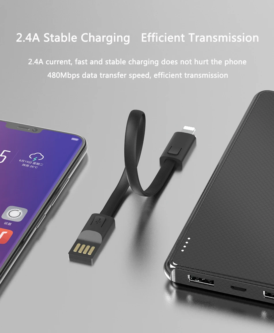 NOHON портативный брелок USB кабель для iPhone Micro type C 8pin зарядный кабель синхронизации данных Быстрая зарядка для Android Xiaomi samsung