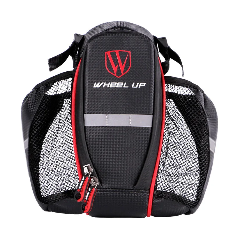 WHEEL UP 2 Pockets Bike Bag Nylon Waterproof Bicycle Saddle Bag MTB
