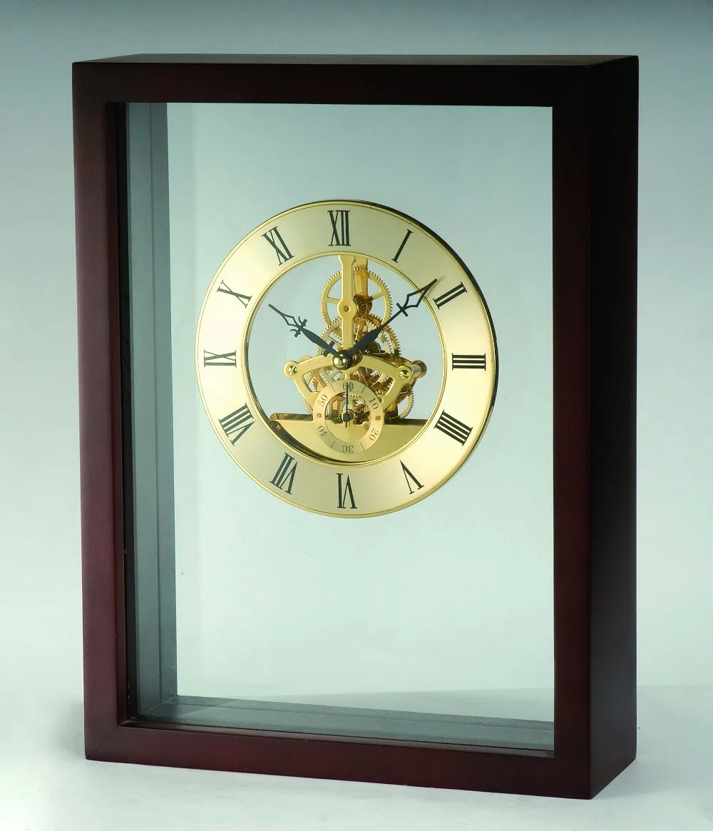 

SQUARE WOOD DECORATION GIFT CLOCK FOR LIVING ROOM OR BEDROOM