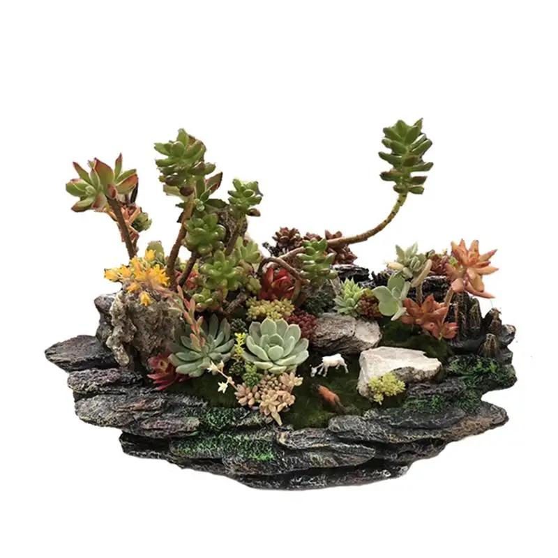 

WINOMO Creative Stylish Decorative Resin Flowerpot Succulent Plants Flower Home Decoration Garden Design Resin Pot