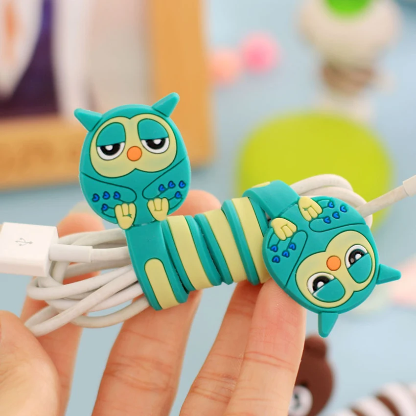 Funelego 1pcs 5 pcs 1 Lot Cables Winder Wire Organizer For USB Line Manager D13 Model Cartoon Lovely Totoro Style Wire Protector Funelego 1pcs 5 pcs 1 Lot Cables Winder Wire Organizer For USB Line Manager D13 Model Cartoon Lovely Totoro Style Wire Protector