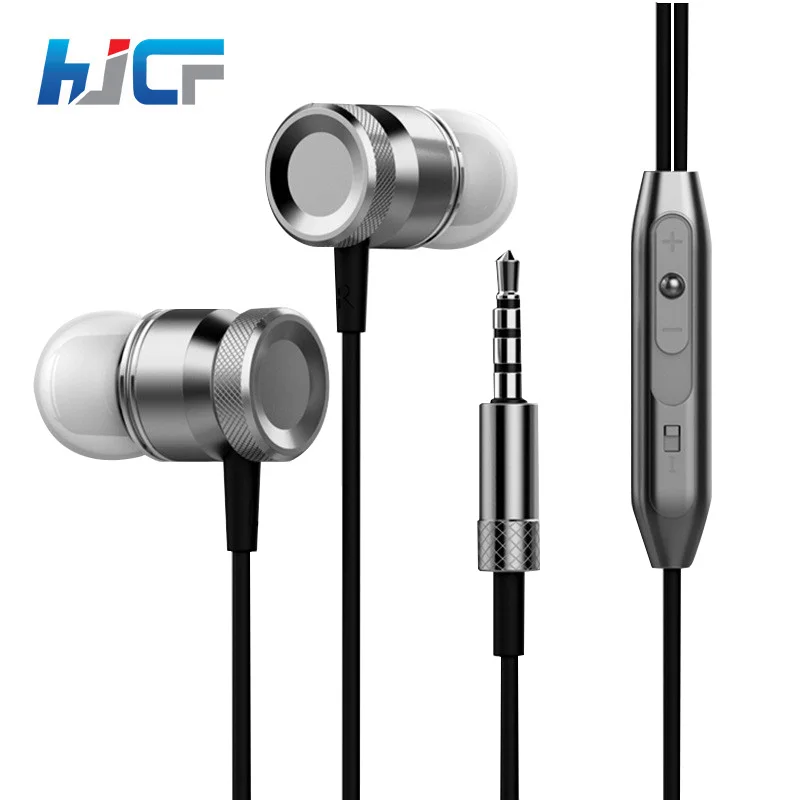 Fashion HJCF 3.5mm Jack Wired Earphone In Ear Earbuds Universal For