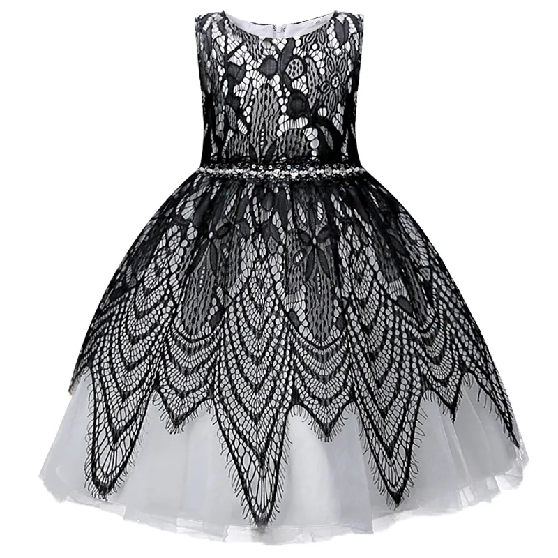 

European American children lace princess dress baby children dress girl Christmas dress Halloween children party dress summer