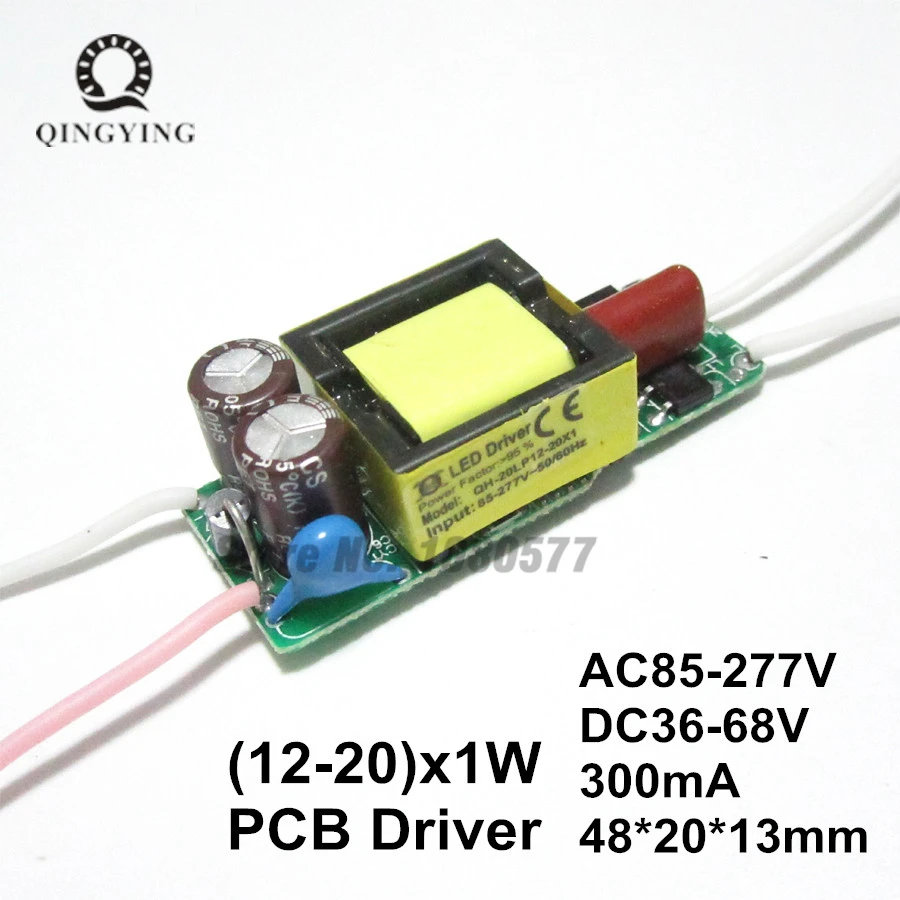 Светодиодный трансформатор отличное качество 12x1 Вт 15x1 18x1 20x1 5 шт.|transformer input|transformer