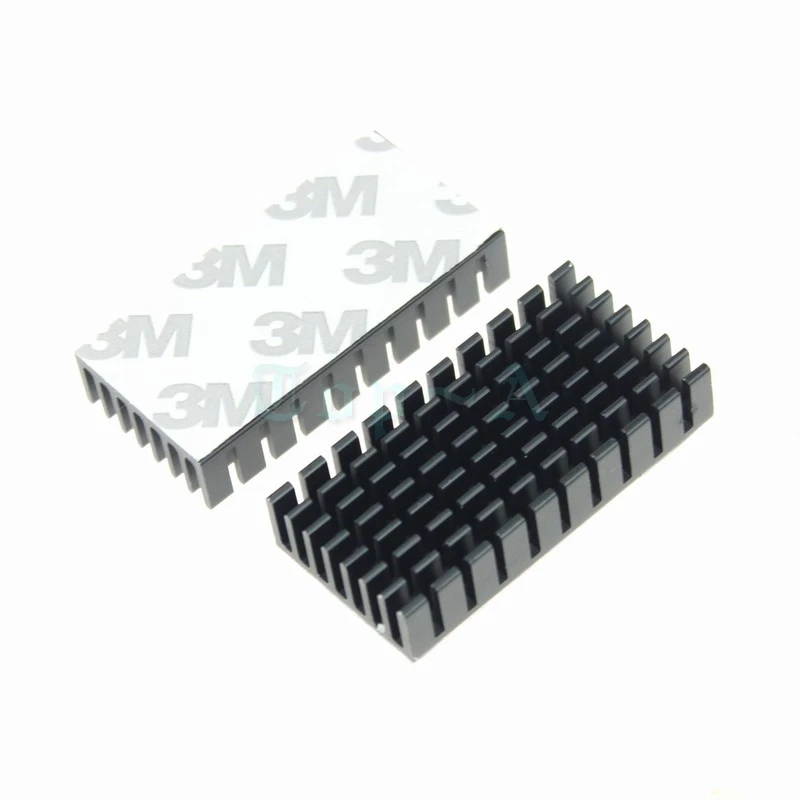Gdstime 30 шт. черный радиатора 50x25x10 мм Высокое качество 50 мм x 25 мм x 10 мм радиатора Вентилятор охлаждения для PCB устройства LM2596 2577 2587