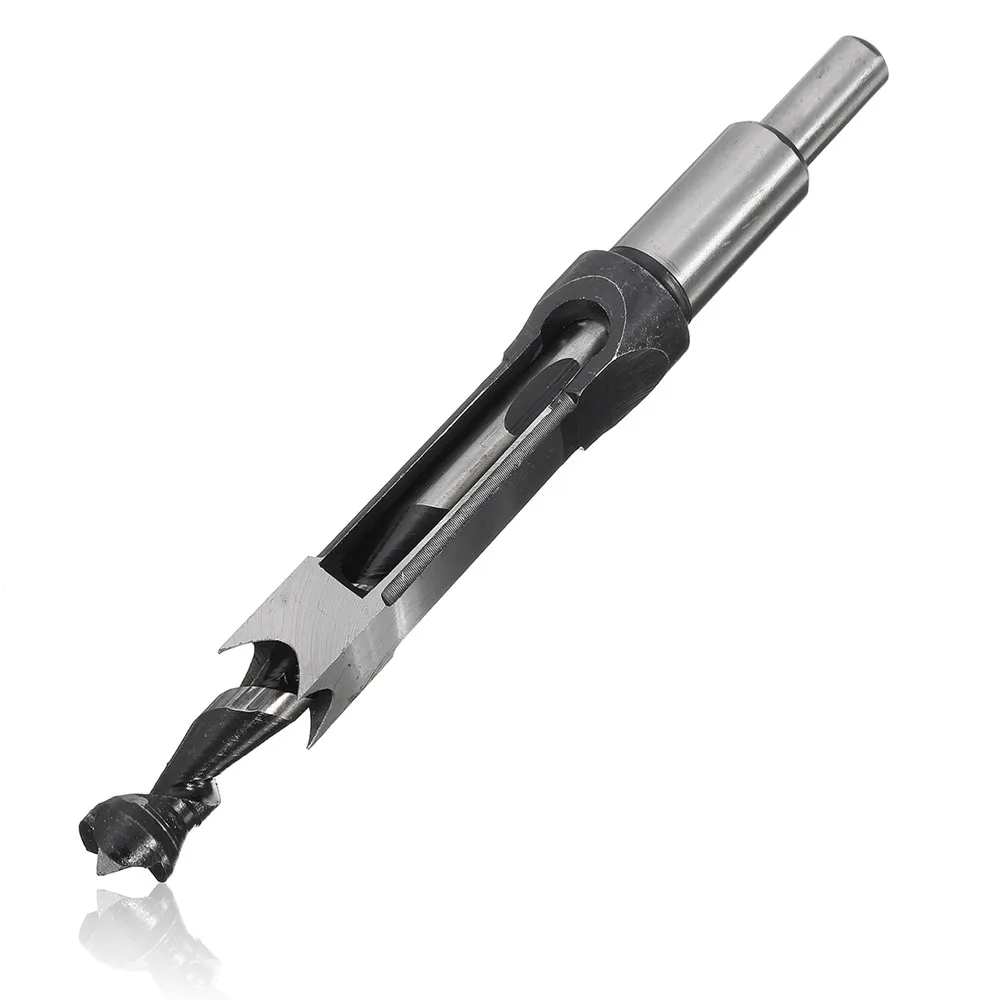Drillpro 10mm/16mm Square Hole Saw Auger Drill Bit Mortising Chisel Auger Drill Bit WoodWorking Tool