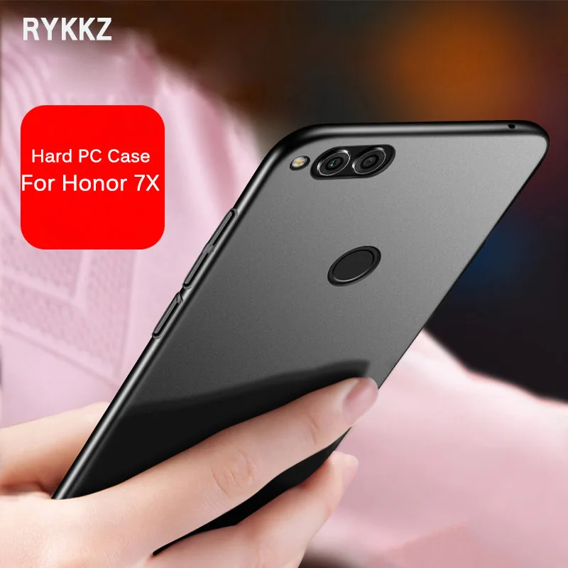 Роскошные Матовые чехлы для Huawei Honor 7x Чехол 7 X жесткий защитный чехол из