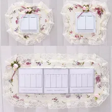 Симпатичные Пастырское гильза переключателя ткань кружева двойной разъем гильза переключателя