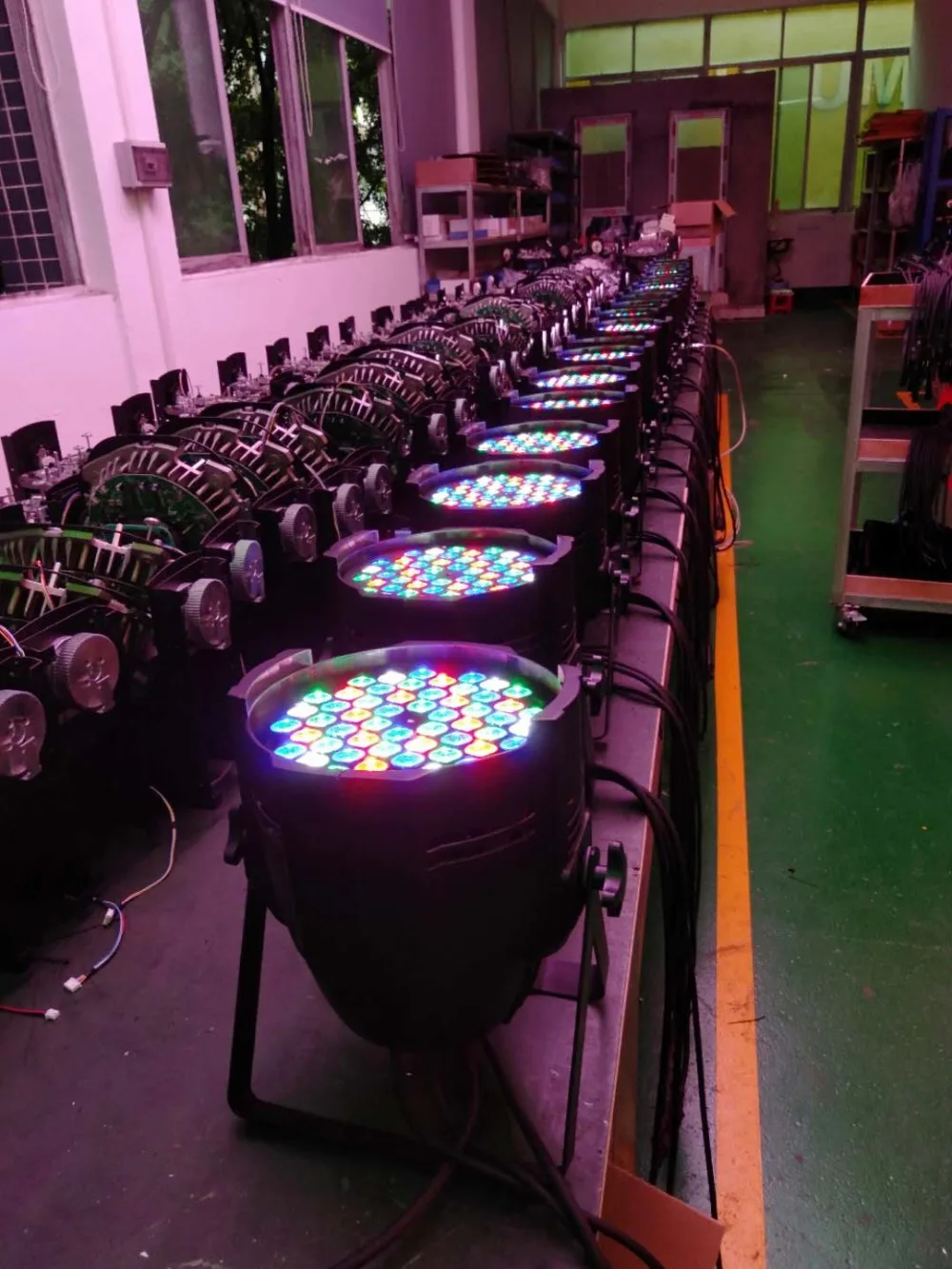 1 шт./лот DMX 54x3w led par light RGBW Подвижная головка|Эффект освещения сцены| |