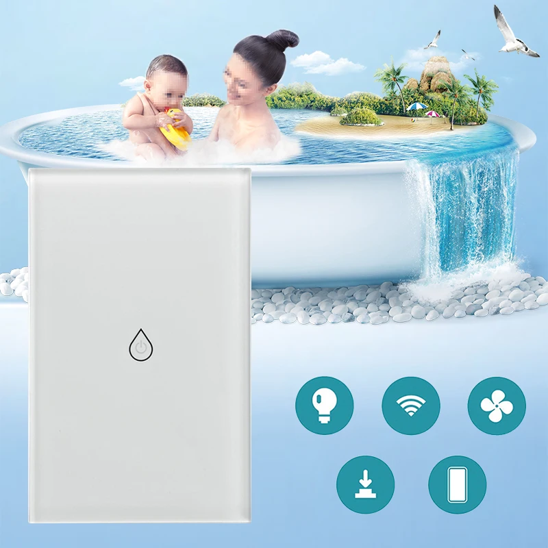 Wifi Boiler Smart Switch Water Heater Switches Voice Remote Control US Touch Panel Timer Outdoor work with alexa google home Wifi Boiler Smart Switch Water Heater Switches Voice Remote Control US Touch Panel Timer Outdoor work with alexa google home