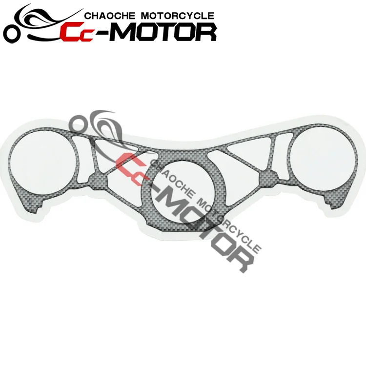 

Motorcycle Sticker Pad Triple Top Three Tree Upper Clamp Front Yoke Protector For Yamaha YZF1000 R1 2009-2011 09 10 11