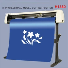 110 V/220 V H1380 режущий плоттер с подставкой одежды/Силуэт Светоотражающие средства массовой информации машина 100W Авто-контур 780 мм/сек